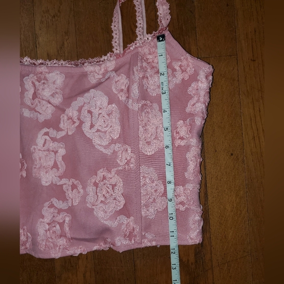 Pretty Little Thing Pink Lace Corset - Picture 9 of 11